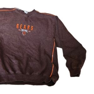 NFL Brown and Orange Crewneck Sweater